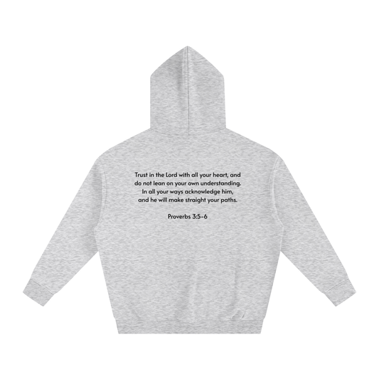 Oversize Fleeced Hoodie | Proverbs 3:5-6