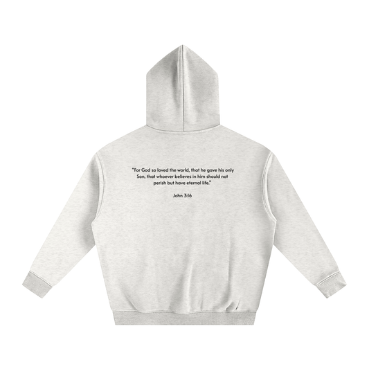 Oversize Fleeced Hoodie | John 3:16