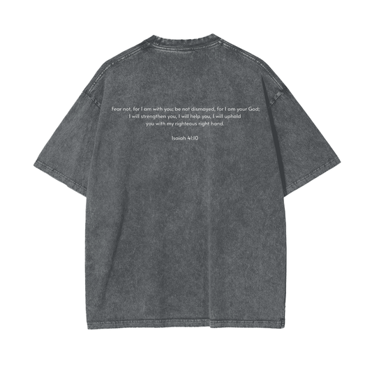 Oversize Snow Washed T-Shirt | Isaiah 41:10