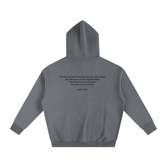 Oversize Fleeced Hoodie | Isaiah 40:31