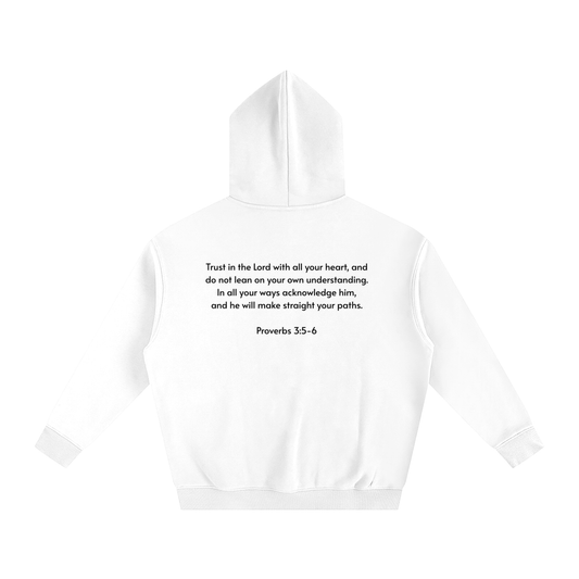 Oversize Fleeced Hoodie | Proverbs 3:5-6