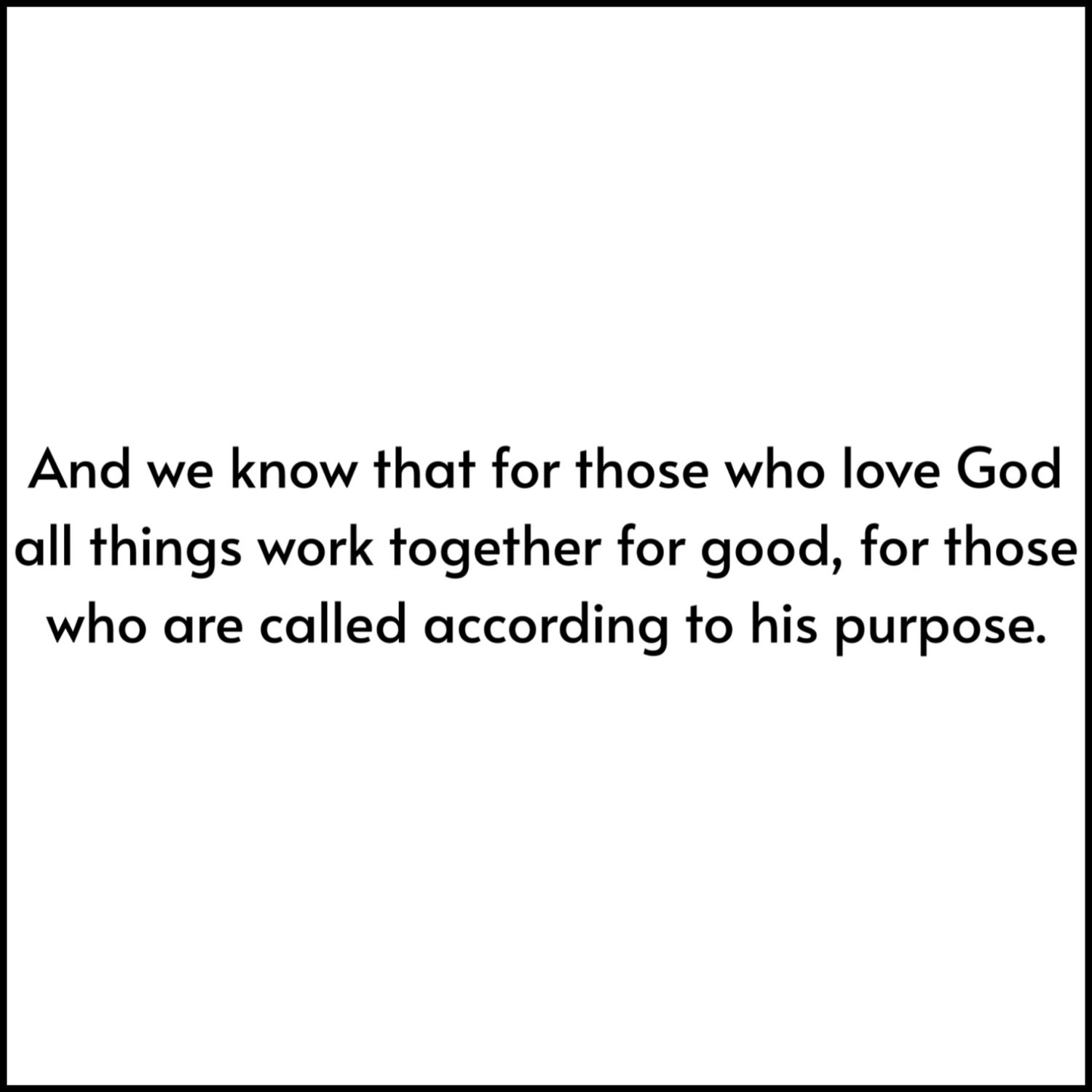 Romans 8:28