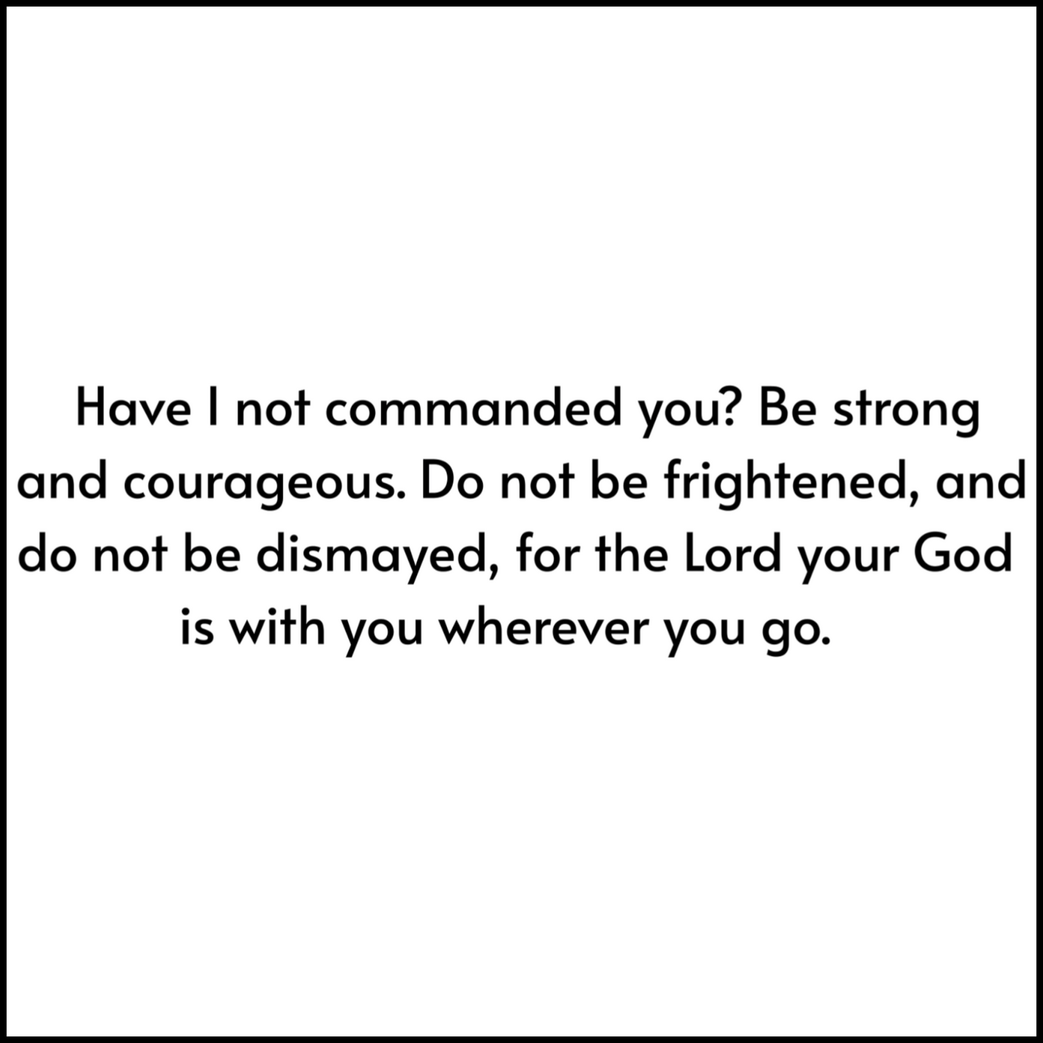 Joshua 1:9