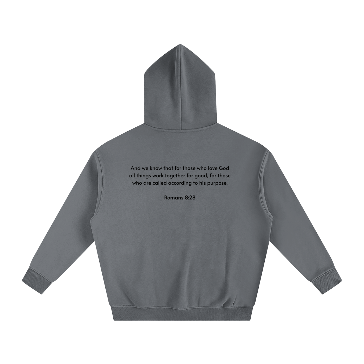 Oversize Fleeced Hoodie | Romans 8:28