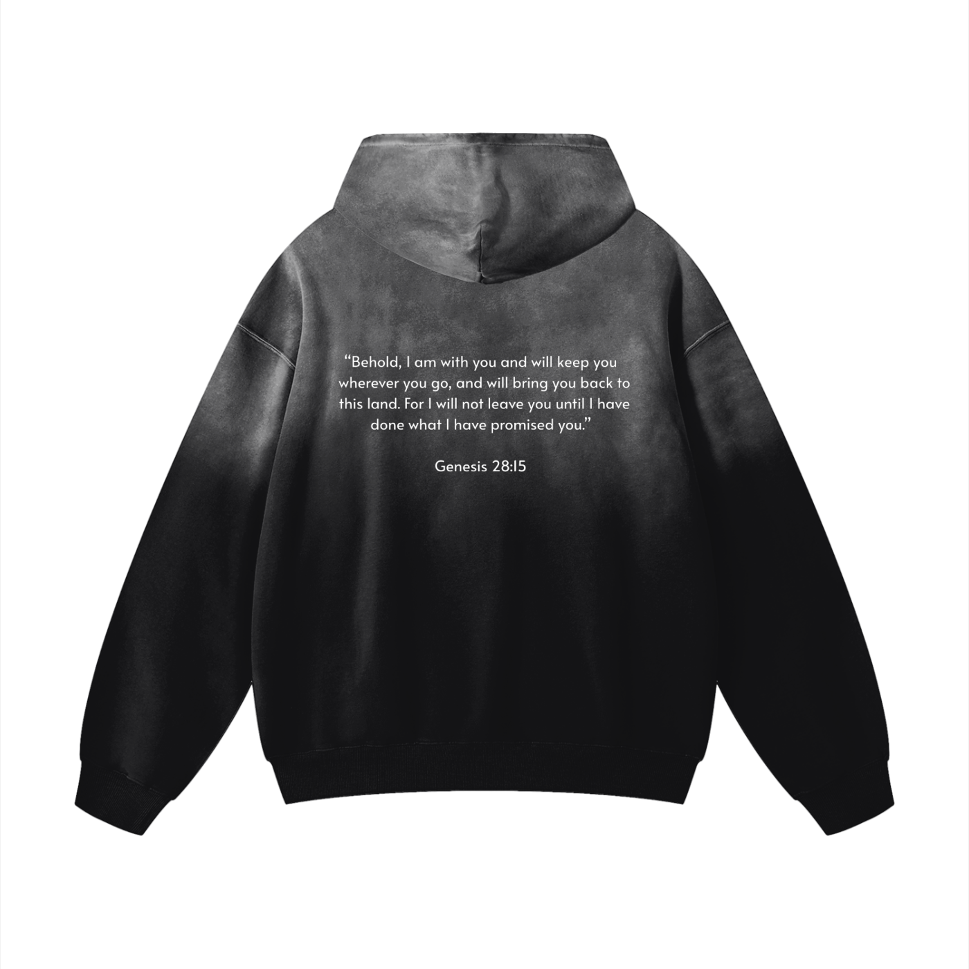 Oversized Sunfade Hoodie | Genesis 28:15